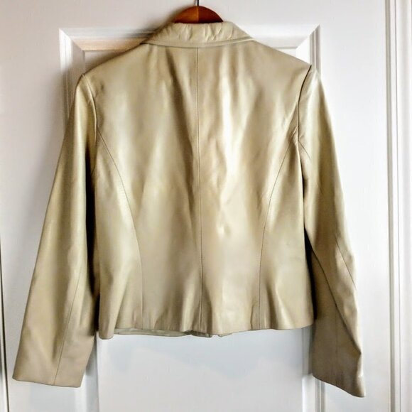 Shari's Place Leather Full Zip Jacket - Picture 2 of 6